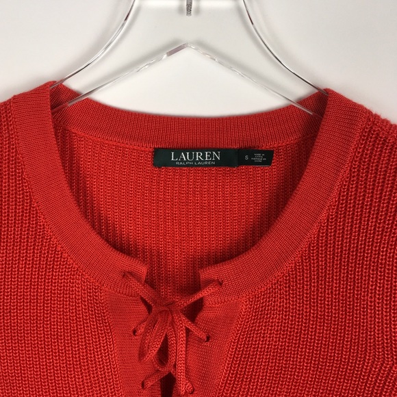 Lauren Ralph Lauren Knitted Sweater Red Small - Picture 5 of 7